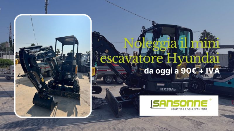 Noleggia Mini Escavatore
